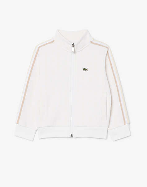 LACOSTE SWEATSHIRT MM MONOGRAM FULL ZIP TOP