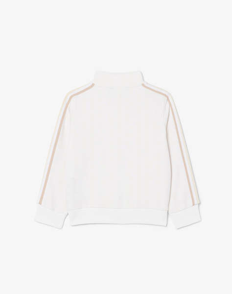 LACOSTE SWEATSHIRT MM MONOGRAM FULL ZIP TOP