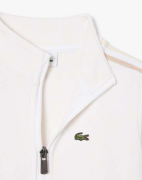 LACOSTE SWEATSHIRT MM MONOGRAM FULL ZIP TOP