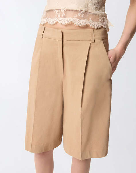 PINKO BRYANA BERMUDA LINO STRETCH