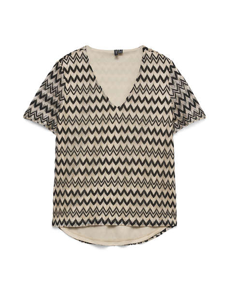 VERO MODA VMVIOLA SS V-NECK TOP JRS