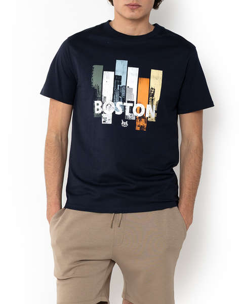THE BOSTONIANS БЛУЗА BOSTON PRINT REGULAR FIT