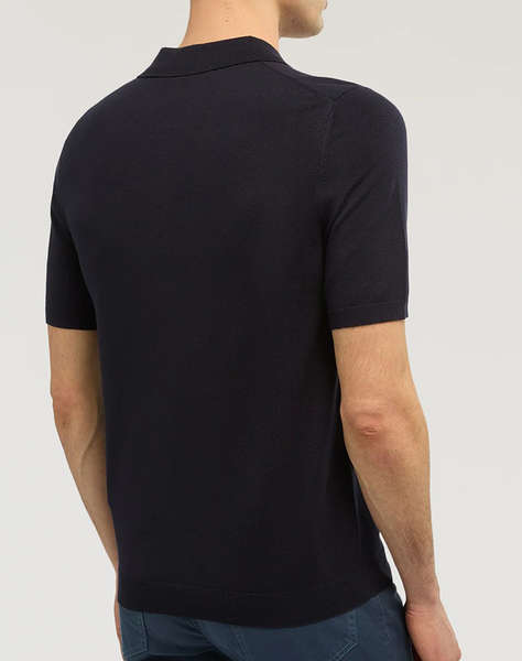 TRUSSARDI POLO SWEATER - VISCOSE YARN