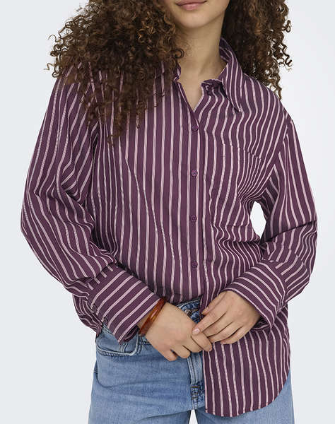 ONLY ONLMELDOLA L/S REG STRIPED SHIRT WVN