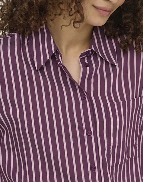 ONLY ONLMELDOLA L/S REG STRIPED SHIRT WVN