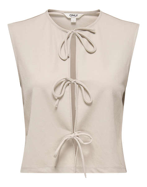 ONLY ONLSAKURA SL SHORT TIE TOP WVN