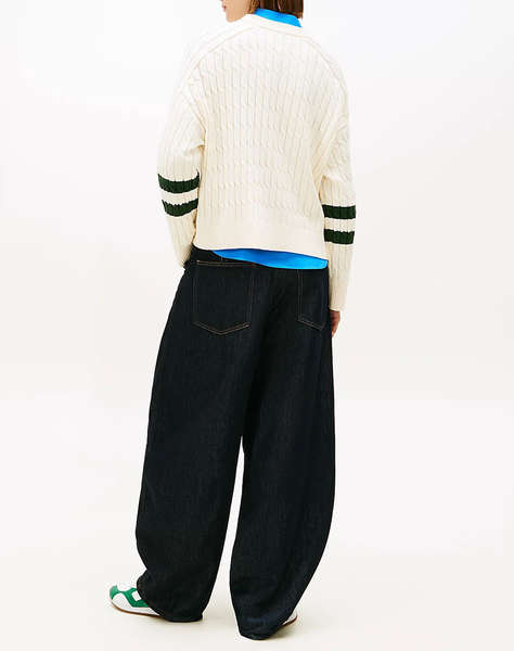 TOMMY HILFIGER TEXTURED GRAPHIC C-NK LS SWT