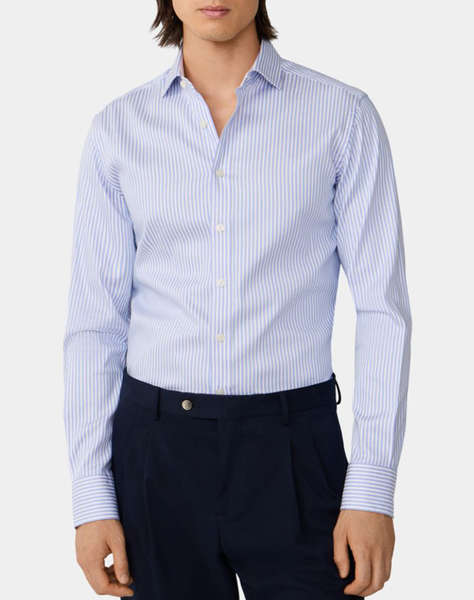 HACKETT DROP 2A DOUBLE FACE BENGAL STR SHIRT MEN''S