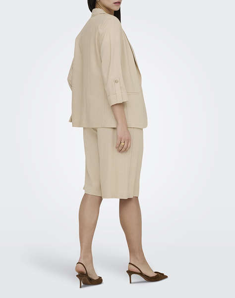 ONLY ONLGOA 3/4 UNLINE LINEN BL BLAZER CC TLR