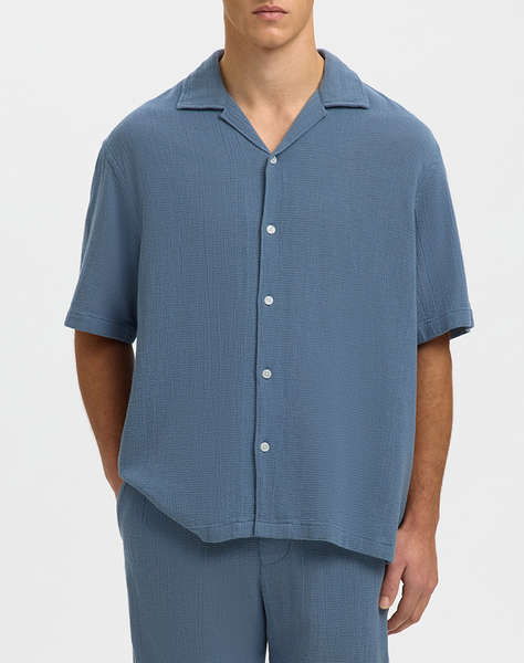 SELECTED SLHRLXCAL SS SHIRT RESORT
