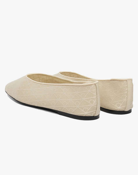 CALVIN KLEIN SQUARE BALLERINA AOP MESH