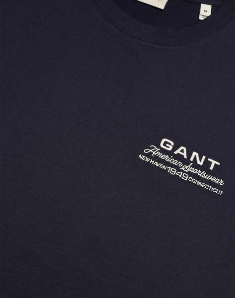 GANT БЛУЗА KM SMALL GRAPHIC SS TSHIRT