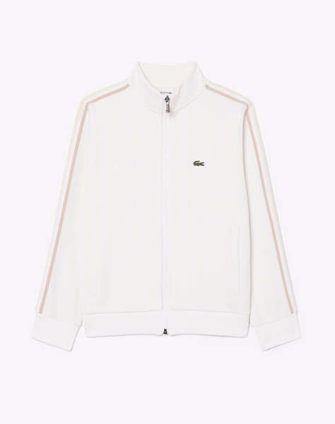 LACOSTE SWEATSHIRT MM MONOGRAM FULL ZIP TOP