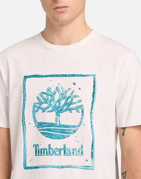 TIMBERLAND Water Stack Logo Short Sleeve Tee