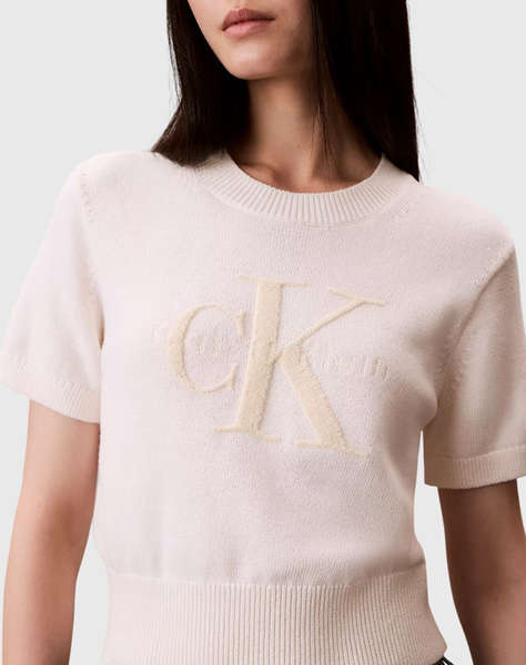 CALVIN KLEIN JEANS CHUNKY COTTON GRAPHIC VEST