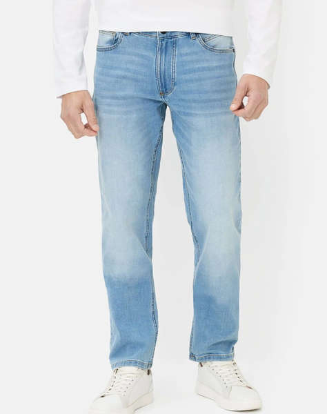 CAMEL ACTIVE TROUSERS light DENIM Regular Fit fleXXXactive