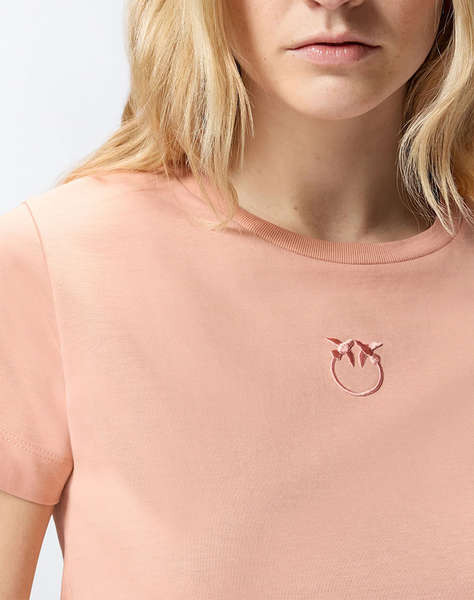PINKO BUSSOLOTTO T-SHIRT JERSEY PATC