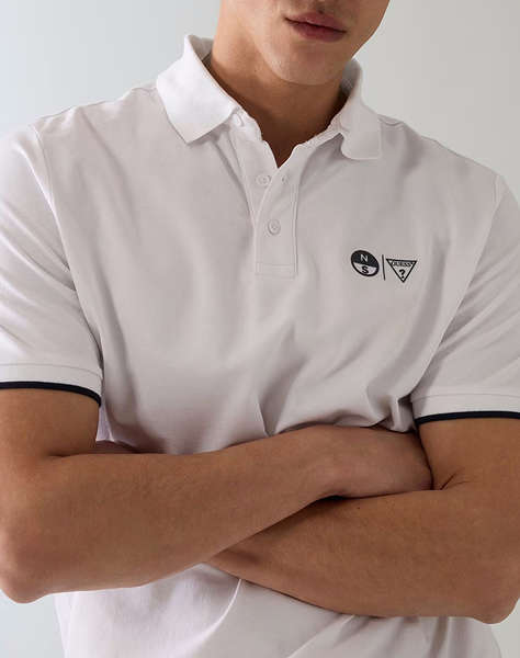 GUESS GUESSXNS - SS MINI LOGO POLO МЪЖКА БЛУЗА