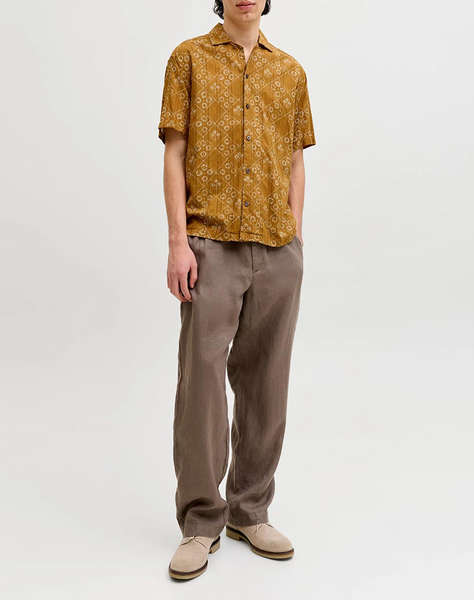 JACK&JONES JPRBLULYON PRINT DOBBY S/S SHIRT SN