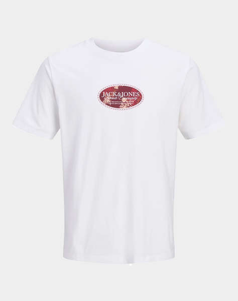 JACK&JONES JORMONTAUK FRONT TEE SS CREW NECK FST