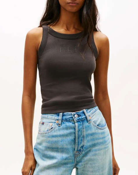 TOMMY JEANS TJW SLIM SH TONAL FLAG TANK