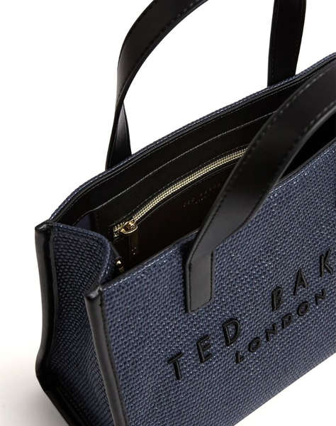 TED BAKER PAOLINA Faux Raffia Small Icon Bag