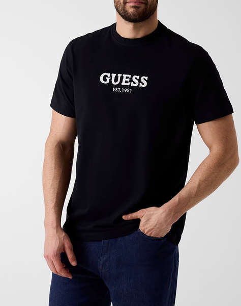 GUESS CN SS GUESS LOGO CONTRAST STIT МЪЖКА БЛУЗА