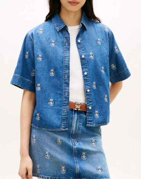 TOMMY HILFIGER DNM FINN AOE RELAXED SS SHIRT