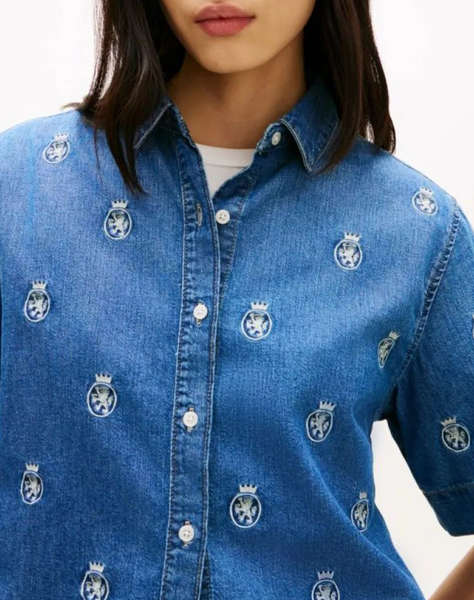 TOMMY HILFIGER DNM FINN AOE RELAXED SS SHIRT