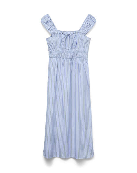 VERO MODA VMLEYA SL 7/8 STRIPE DRESS WVN
