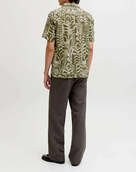 JACK&JONES JPRBLULYON PRINT DOBBY S/S SHIRT SN
