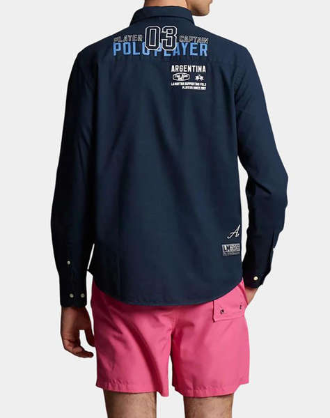 LA MARTINA РИЗА ΜΜ MAN SHIRT L/S LIGHT COTTON LIN
