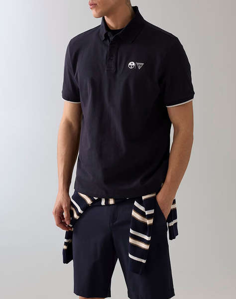 GUESS GUESSXNS - SS MINI LOGO POLO МЪЖКА БЛУЗА