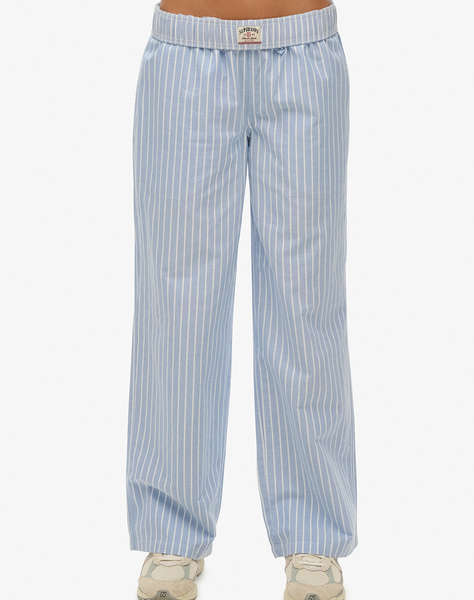 SUPERDRY D2 OVIN COTTON STRIPE ELASTIC TROUSER WOMEN''S TROUSERS