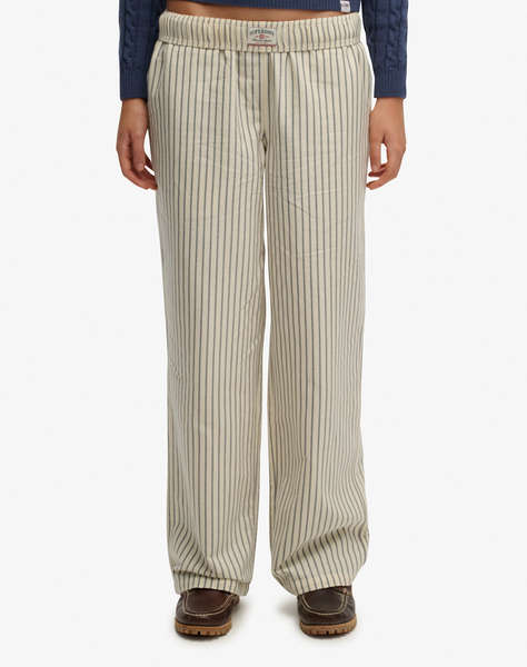 SUPERDRY D2 OVIN COTTON STRIPE ELASTIC TROUSER WOMEN''S TROUSERS