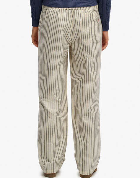 SUPERDRY D2 OVIN COTTON STRIPE ELASTIC TROUSER WOMEN''S TROUSERS