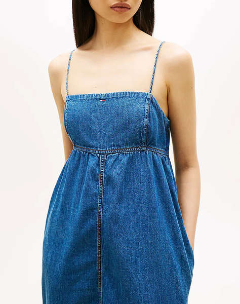 TOMMY JEANS TJW CHAMBRAY MAXI DRESS EXT