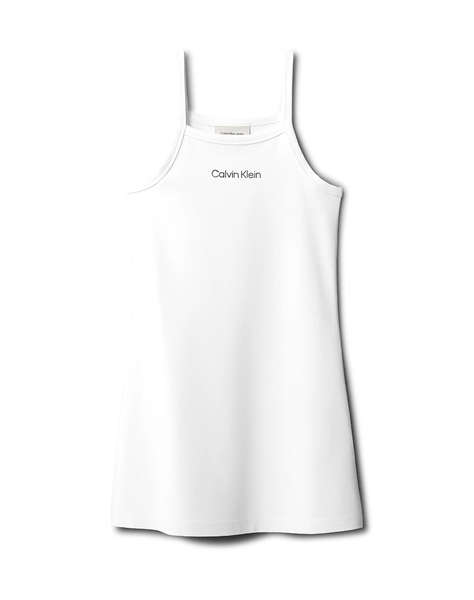 CALVIN KLEIN JEANS STRAP PUNTO DRESS