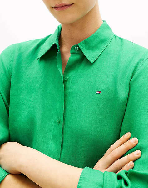 TOMMY HILFIGER ESS LINEN RELAXED SHIRT