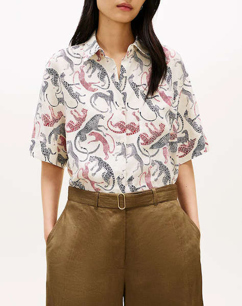 TOMMY HILFIGER ESS LINEN SS SHIRT