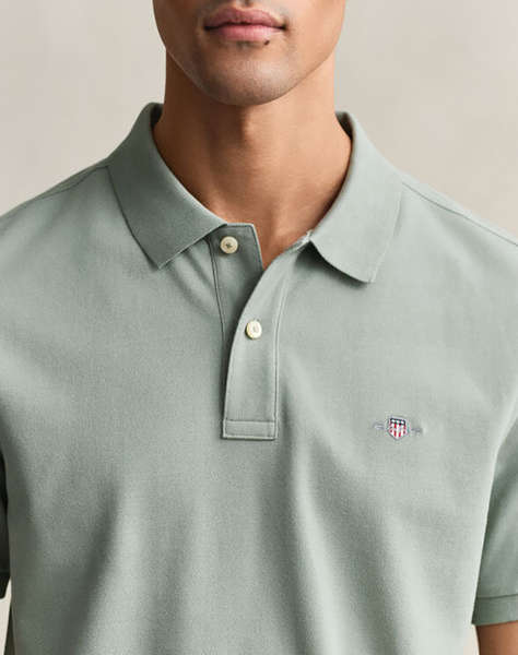 GANT БЛУЗА KMREG SHIELD SS PIQUE POLO