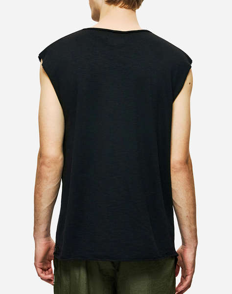 DIRTY LAUNDRY SLUB TANK TOP WITH RAW EDGES