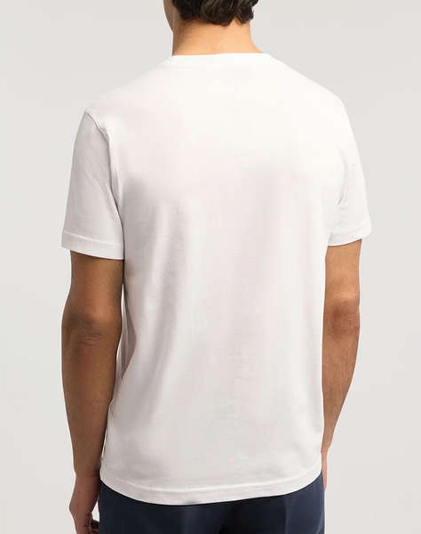 TRUSSARDI REGULAR FIT CHROMED GREYHOUND T-SHIRT
