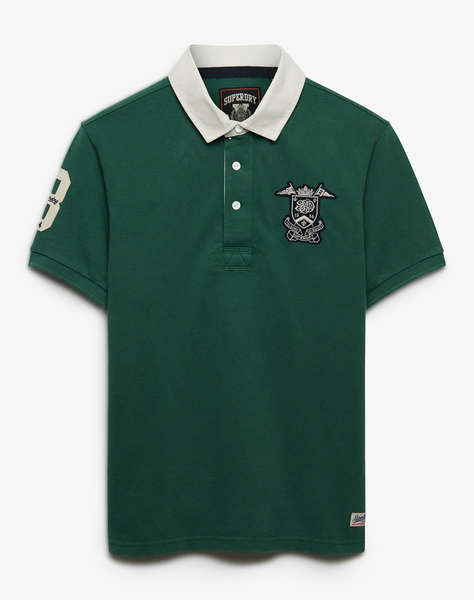 SUPERDRY D1 OVIN VINTAGE PIQUE RUGBY POLO МЪЖКА БЛУЗА