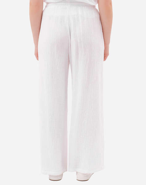 DIRTY LAUNDRY RELAXED PANTS WITH RAW EDGES