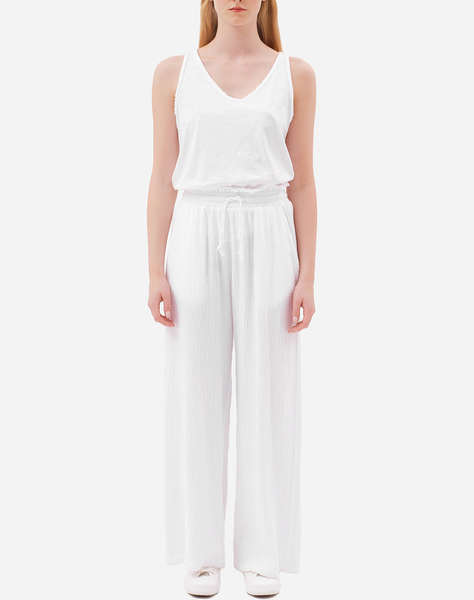 DIRTY LAUNDRY RELAXED PANTS WITH RAW EDGES