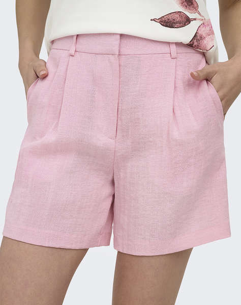 ONLY ONLITA HW LINEN LOOK SHORTS TLR