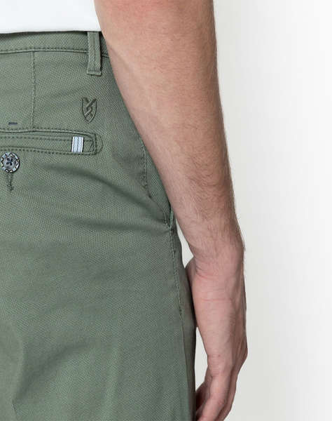 THE BOSTONIANS TROUSERS CHINOS DOBBY REGULAR FIT