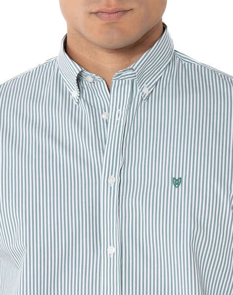 THE BOSTONIANS РИЗА ACORN POPLIN REGULAR FIT Stripe POPLIN Button-down Regular Fit