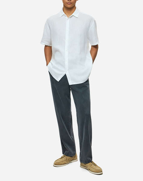 DIRTY LAUNDRY SHORTSLEEVE LINEN SHIRT